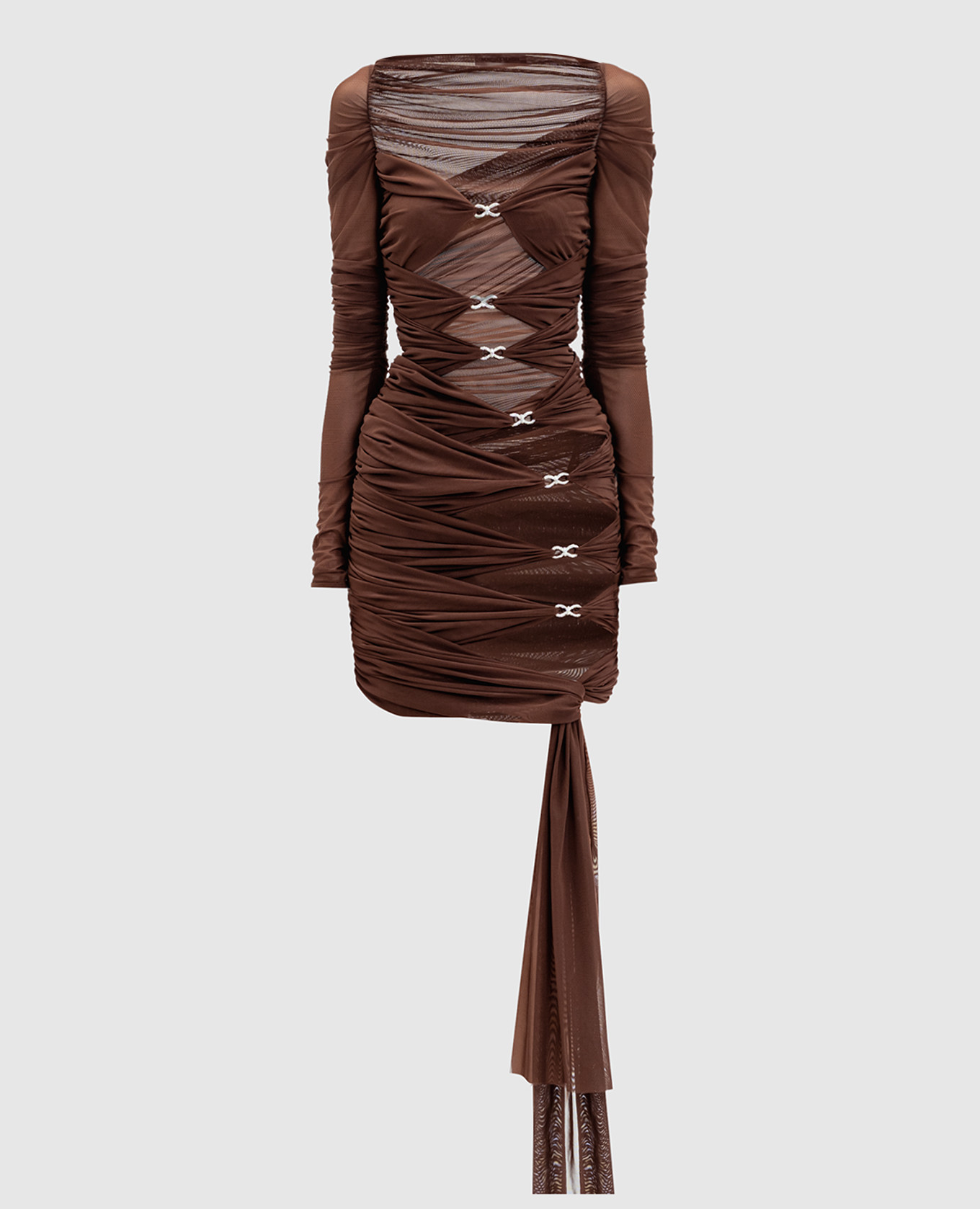 Brown mini dress Mach&Mach