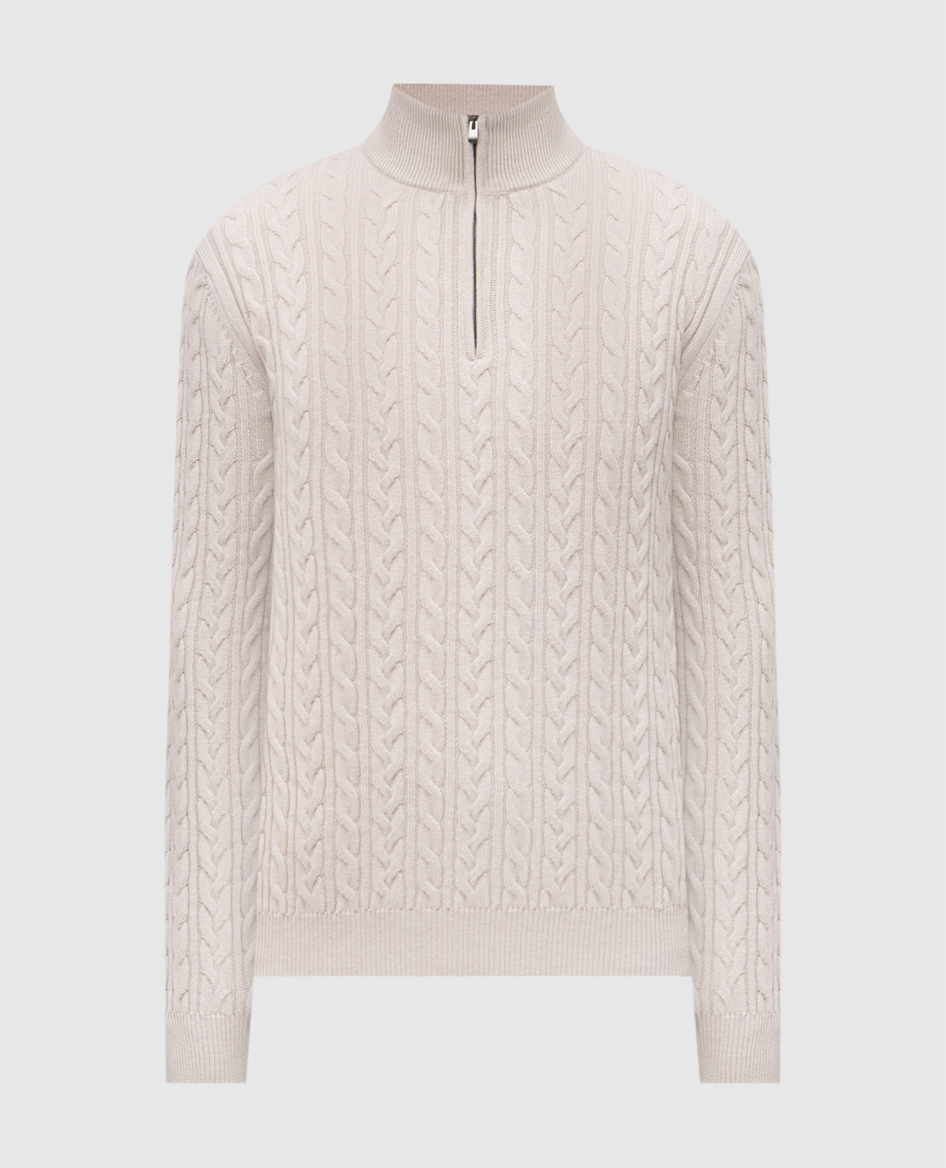 Beige cashmere sweater Agnona