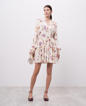 Twinset White floral print mini dress 251TP2773