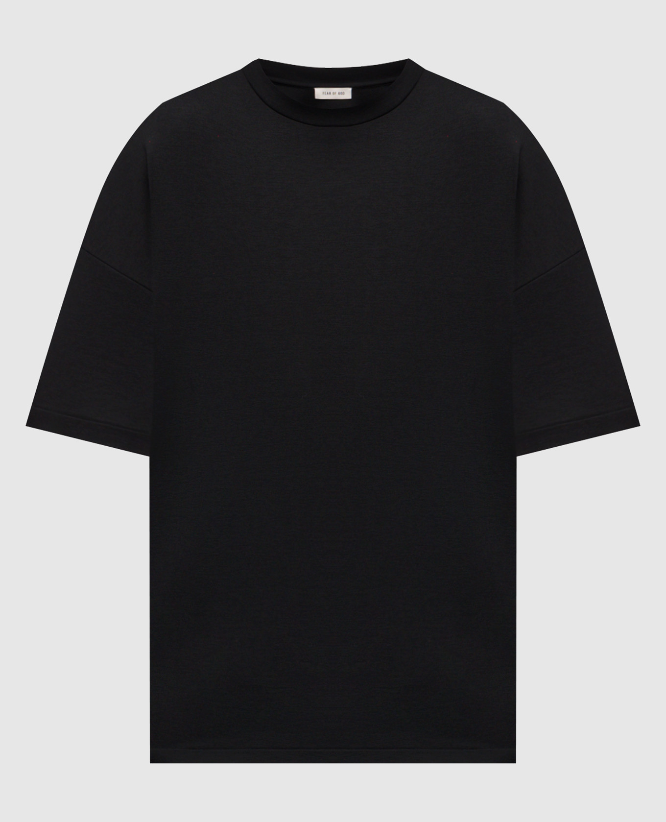 Black T-shirt with logo patch Fear of God