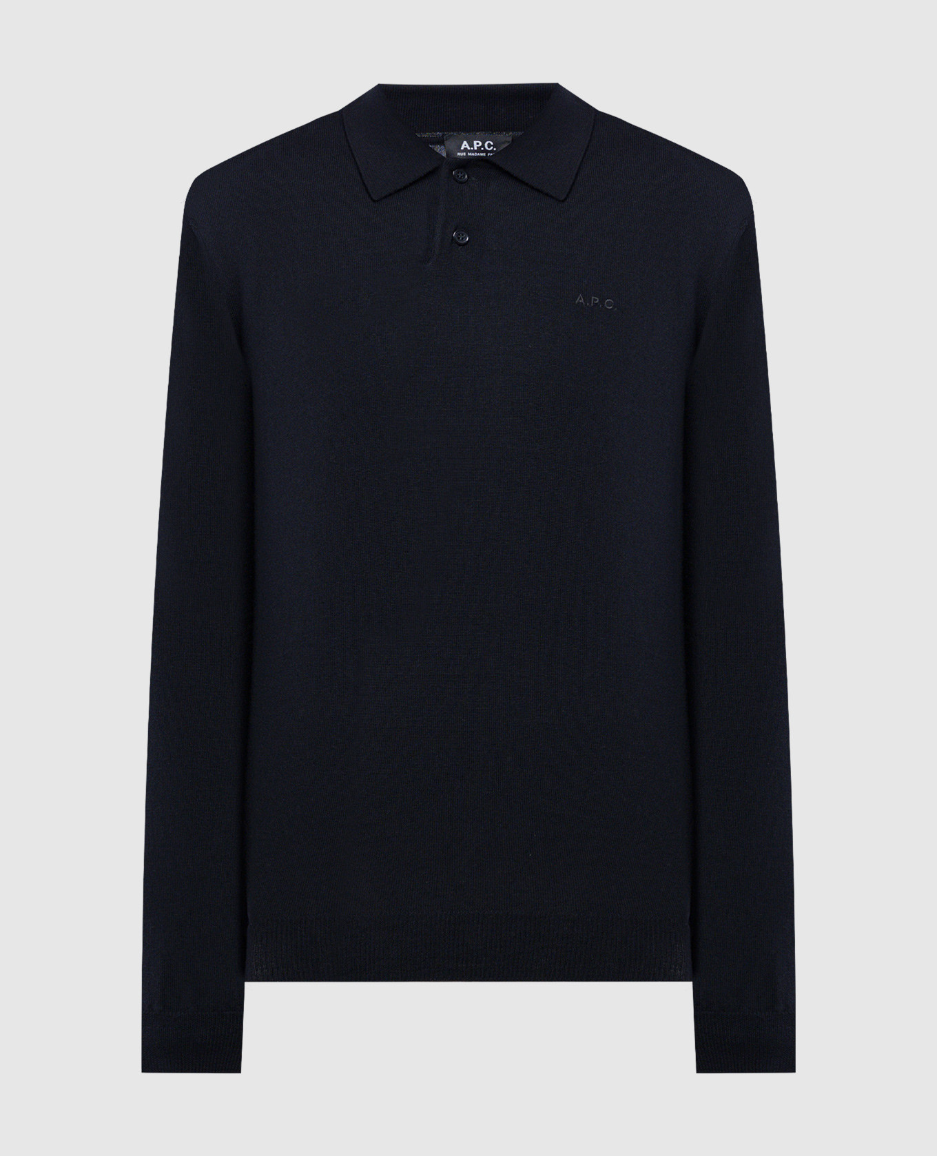 

JERRY blue wool polo shirt A.P.C