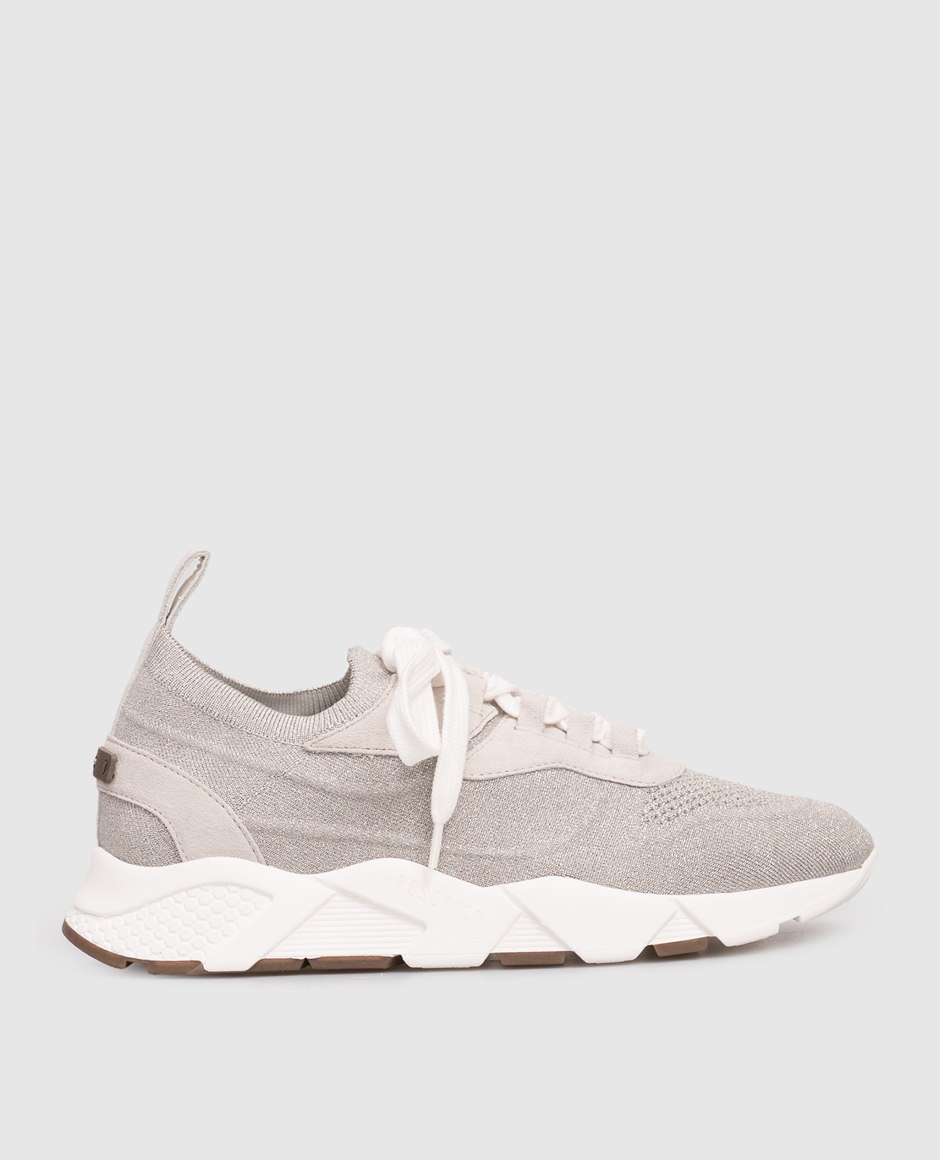Gray sneakers with lurex Peserico