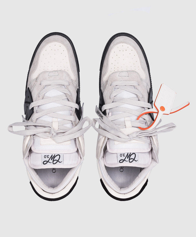 Off-White - Floating Arrow gray combination sneakers