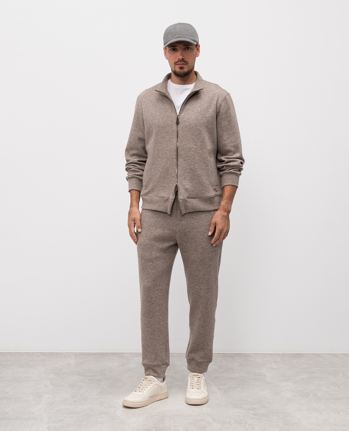 Beige cashmere sports jacket ISAIA 2
