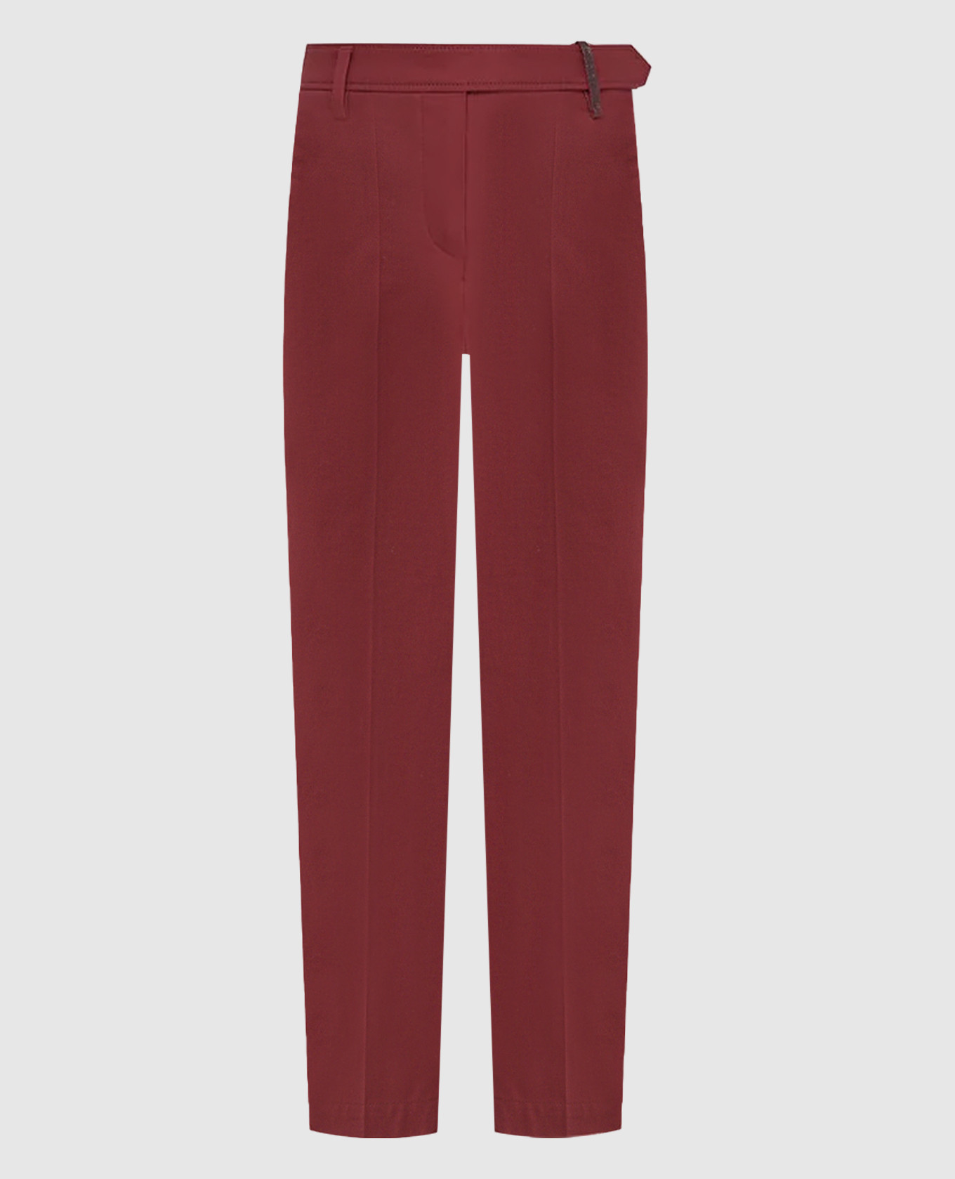 

Burgundy trousers Brunello Cucinelli