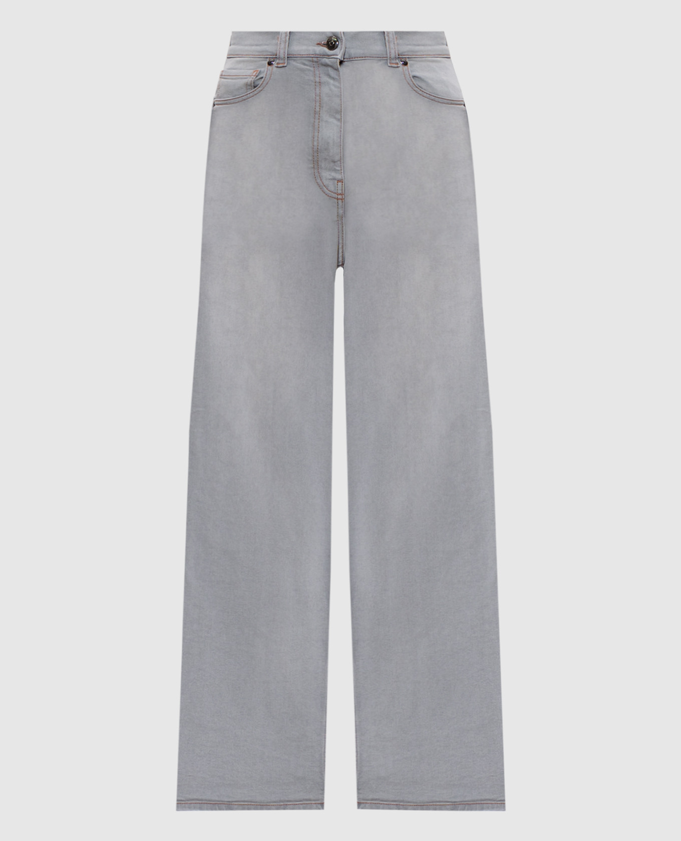 

Gray jeans with logo Peserico, Grey