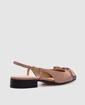 Valentino Beige leather slingbacks VALET DU ROI 6W0S0MH0DDT