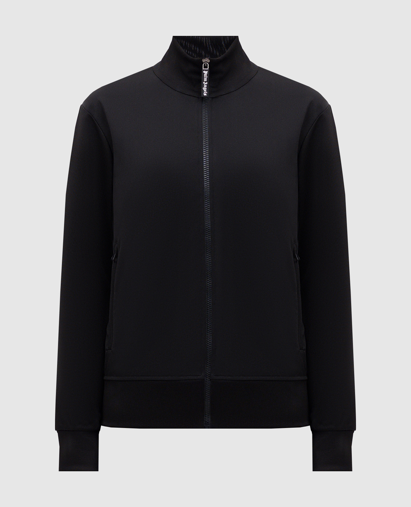 Black sports jacket with logo Palm Angels