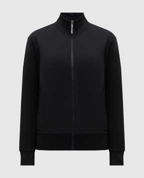 Palm Angels Black sports jacket with logo PWBD065S25FAB001