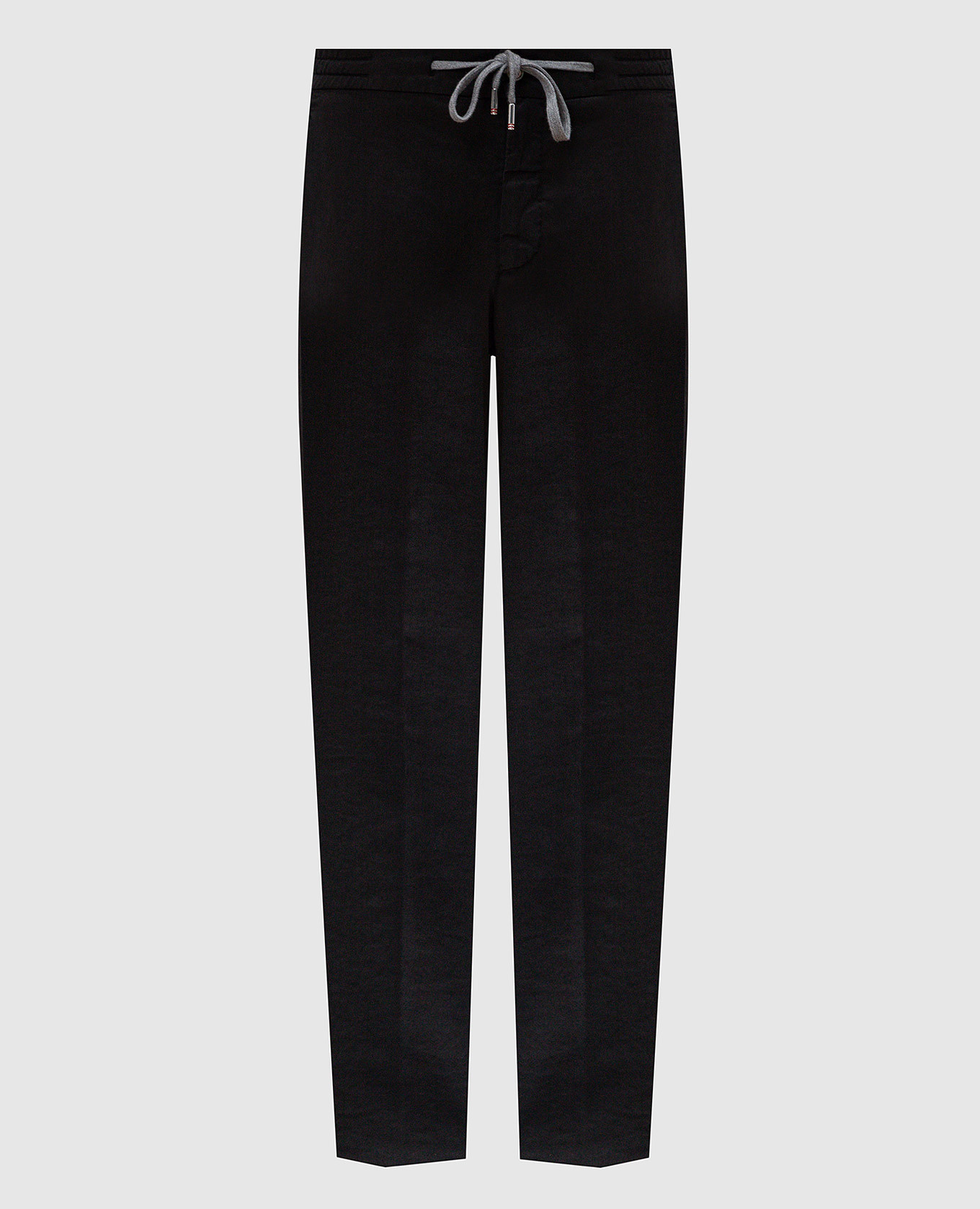 Black linen pants Marco Pescarolo