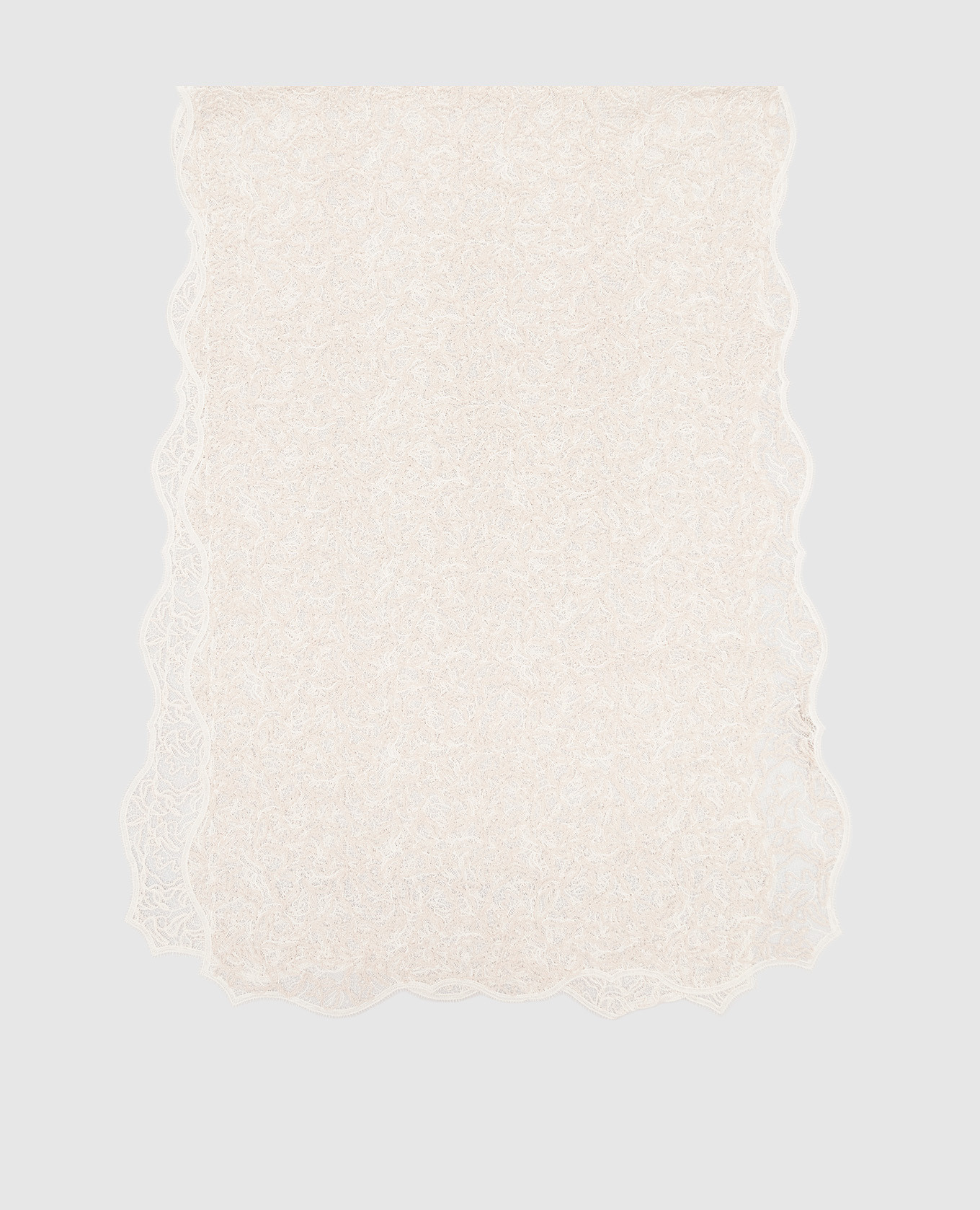 

Beige stole made of lace Ermanno Scervino
