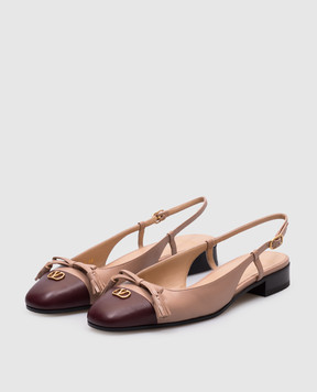 Valentino Beige leather slingbacks VALET DU ROI 6W0S0MH0DDT