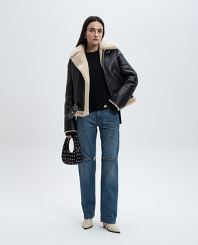 Dondup Black sweater made of wool DT276M00796D002