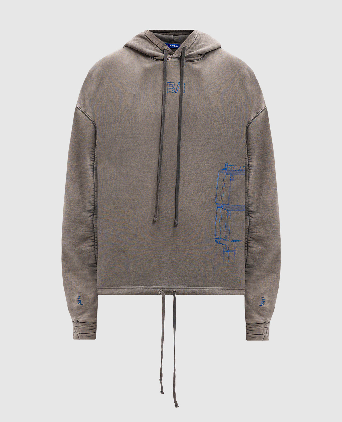 

Shroud gray hoodie with embroidery A Cold Wall, Grey