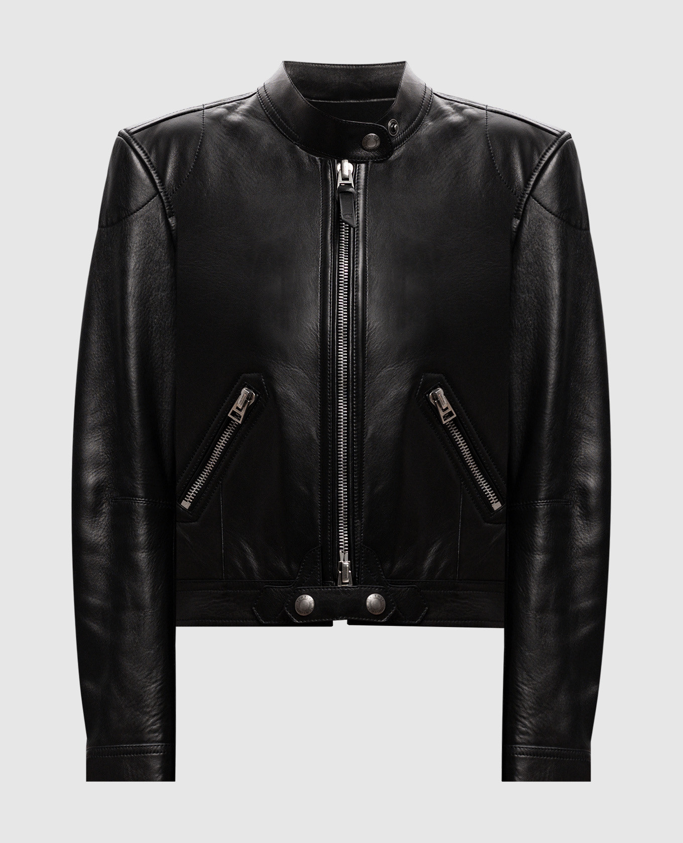 

Black leather jacket Tom Ford