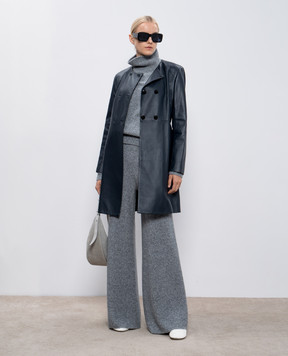 LISA YANG Eleonora gray melange sweater with cashmere 2024202