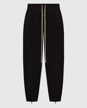 Fear of God Black joggers with logo patch FG25FW35353PON