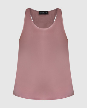 Jacob Lee Pink silk top WST093SS24PP