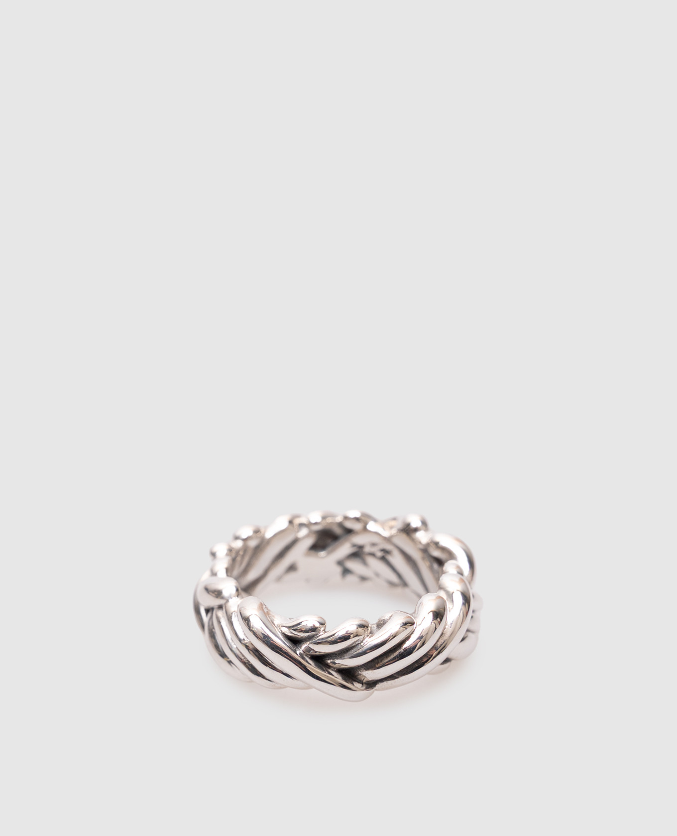

Intreccio silver ring Bottega Veneta