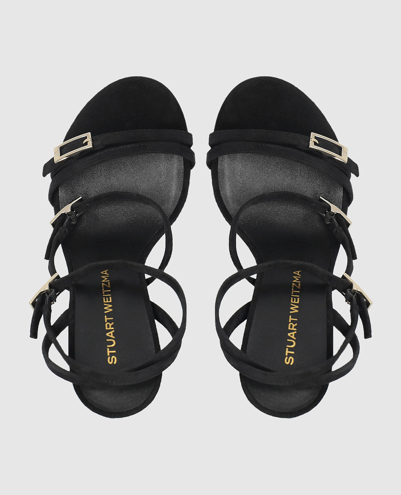 

Georgie black suede sandals Stuart Weitzman