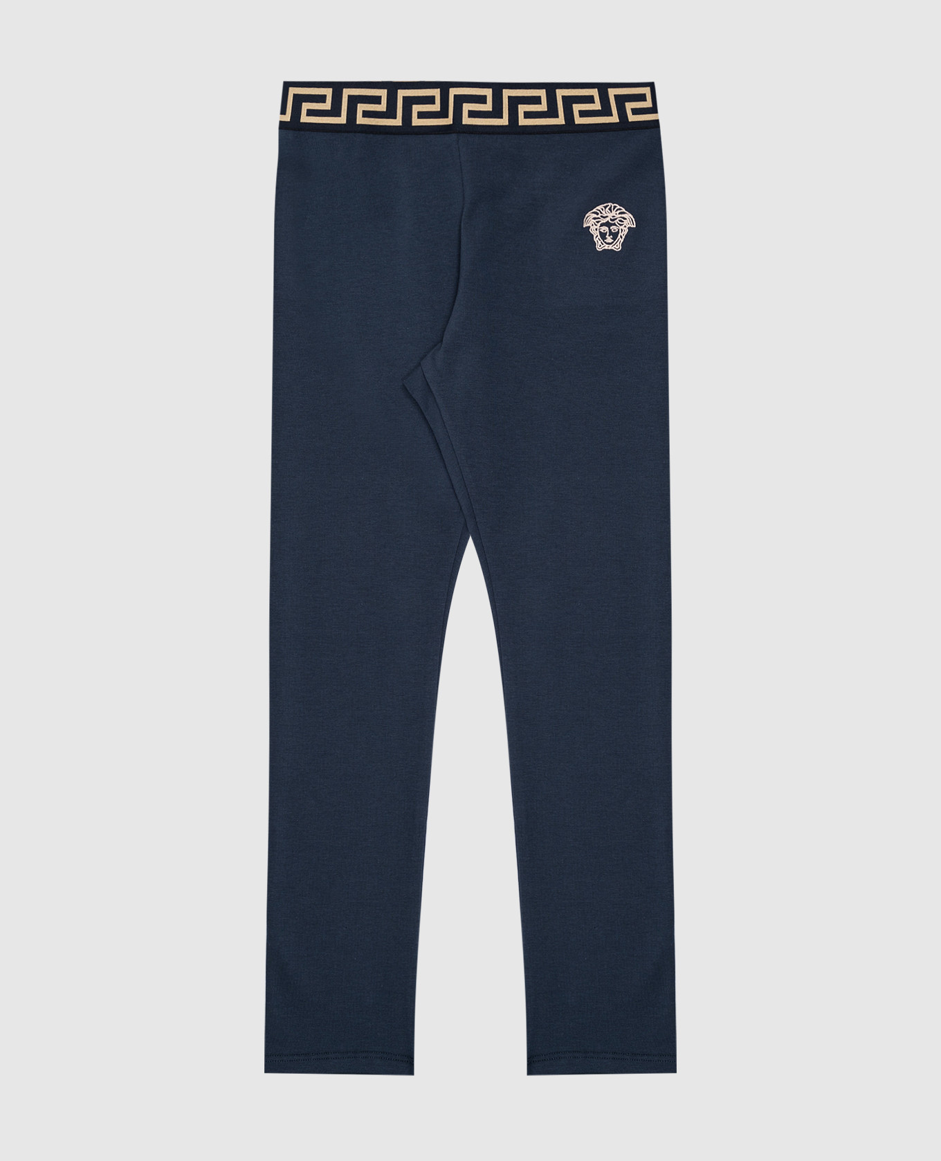 

Children's blue leggings Greca Versace
