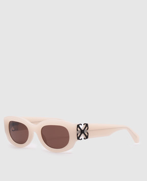 Off-White Palmer beige sunglasses OERI14ES25PLA001