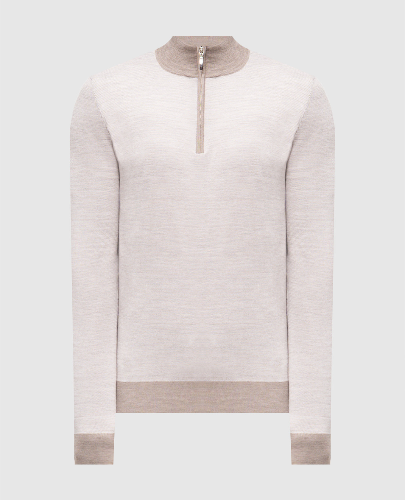 

Beige sweater made of wool, silk and cashmere Doriani Cashmere