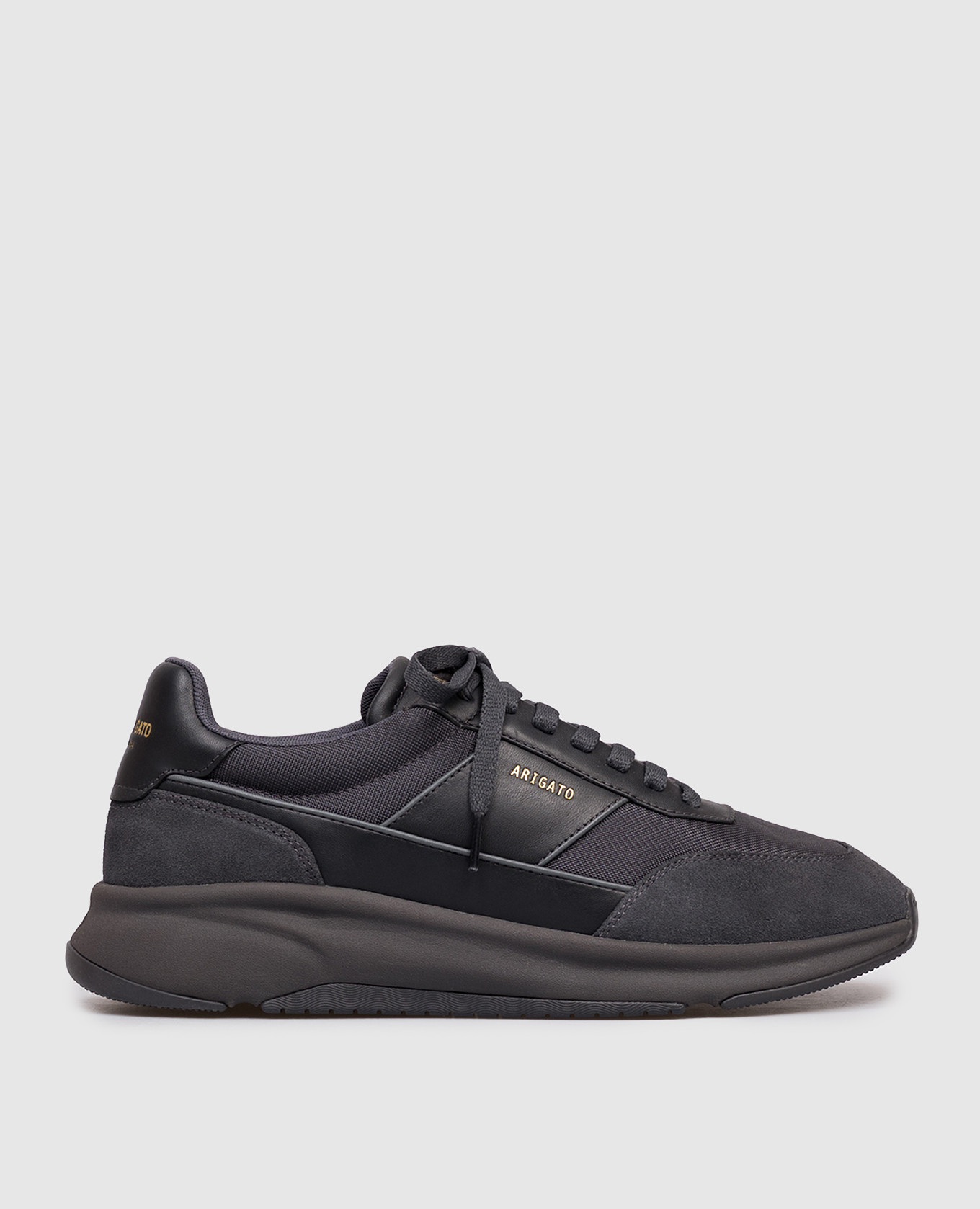 Grey Genesis Neo Runner combo sneakers Axel Arigato