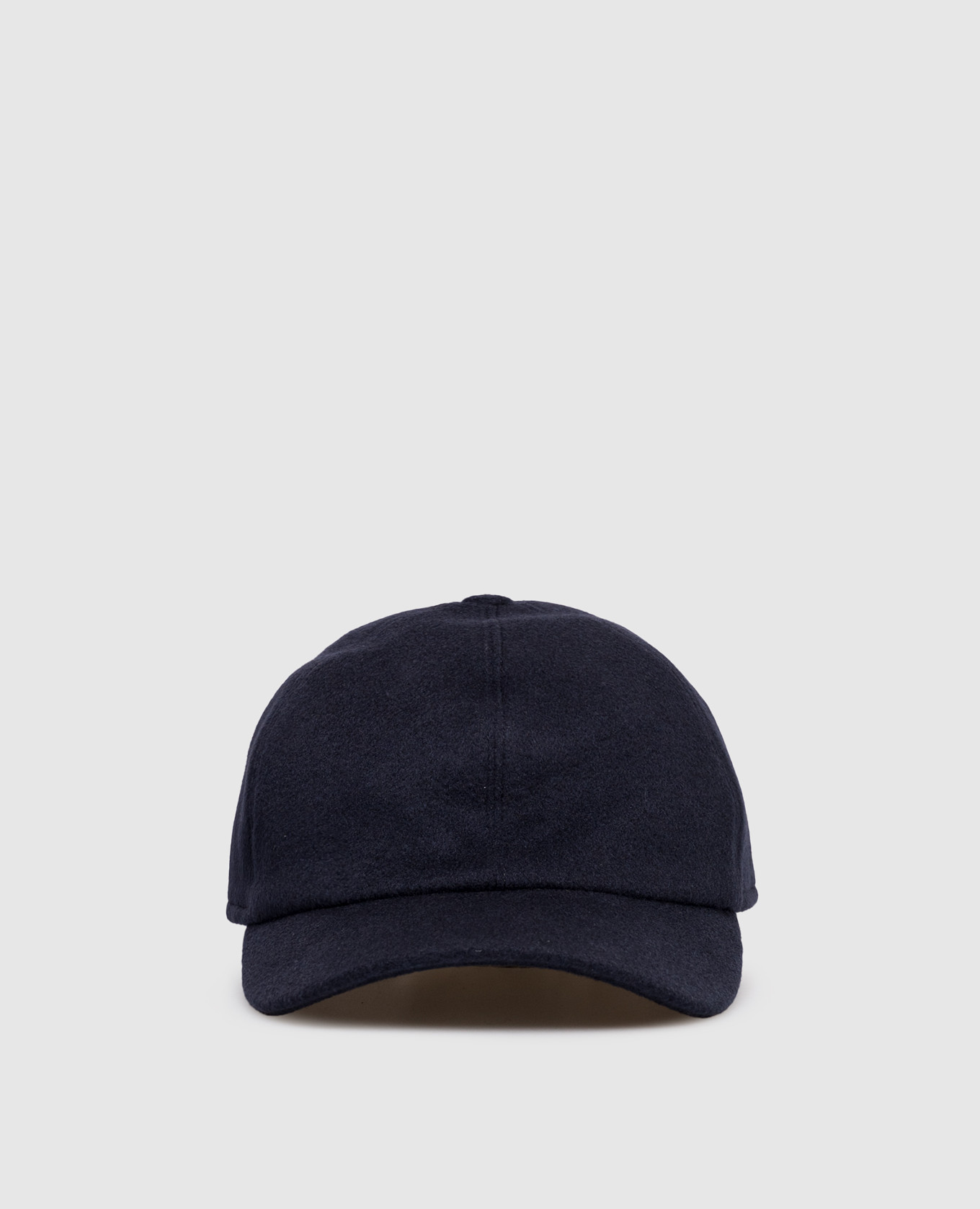 

Blue cashmere cap with emblem Bertolo Cashmere