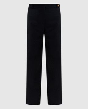 Versace Black pants with Medusa emblem 10201281A14794