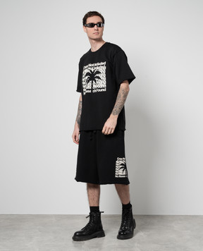 Dolce&Gabbana Black shorts with logo GVUZATG7K1S