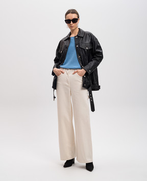 Max & Co Beige PARURE jeans with logo PARURE