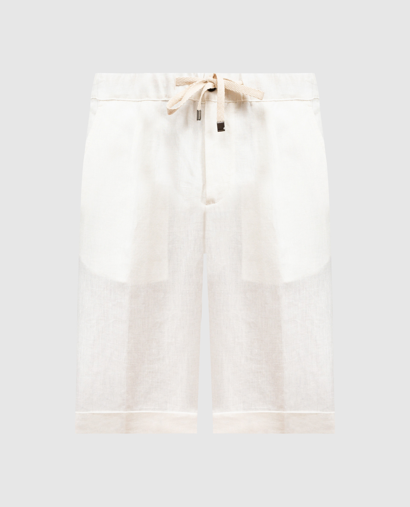White linen shorts Cashmere&Whiskey