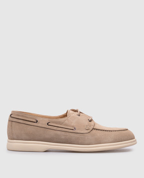 Doucal's Coco khaki suede topsiders DD8786ARTNUF229