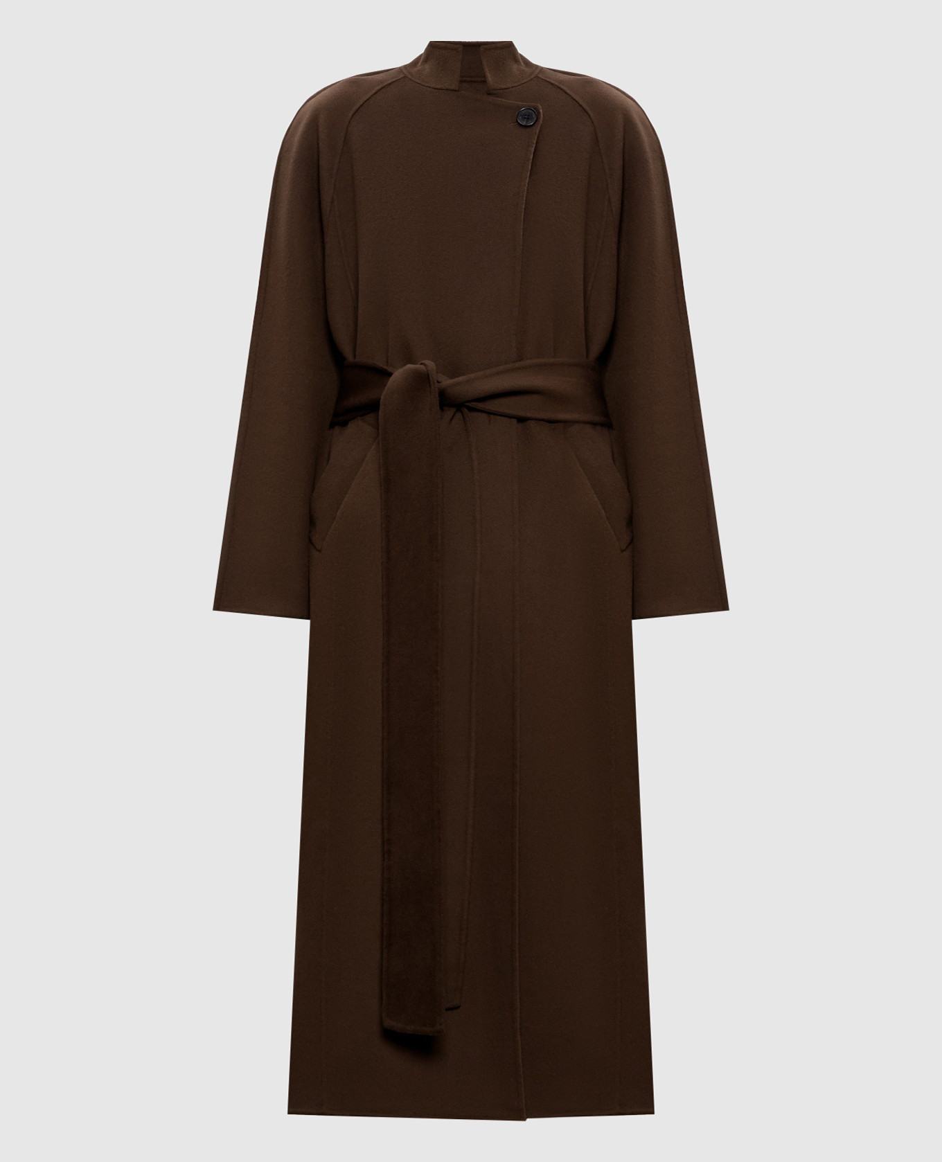 

Brown wool and cashmere puffer coat Jacob Lee