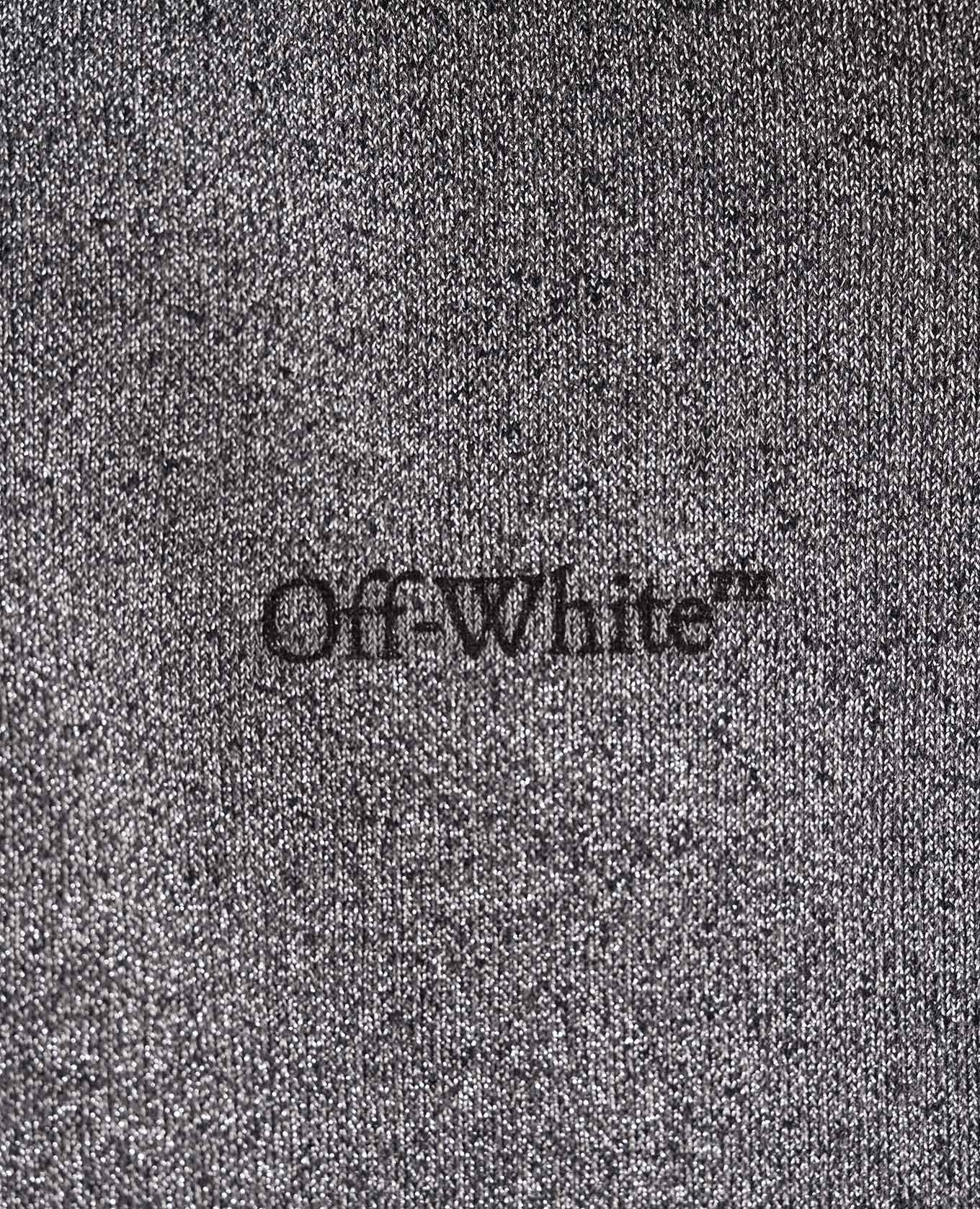 Children's gray lurex skirt with logo pattern Off-White 3