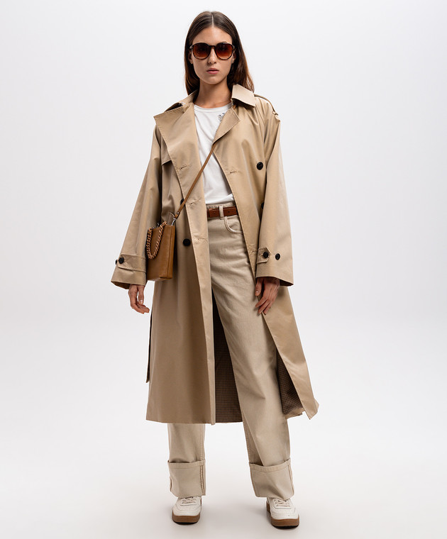 Max Co BRESCIA beige trench coat BRESCIA buy with Portugal delivery at Symbol