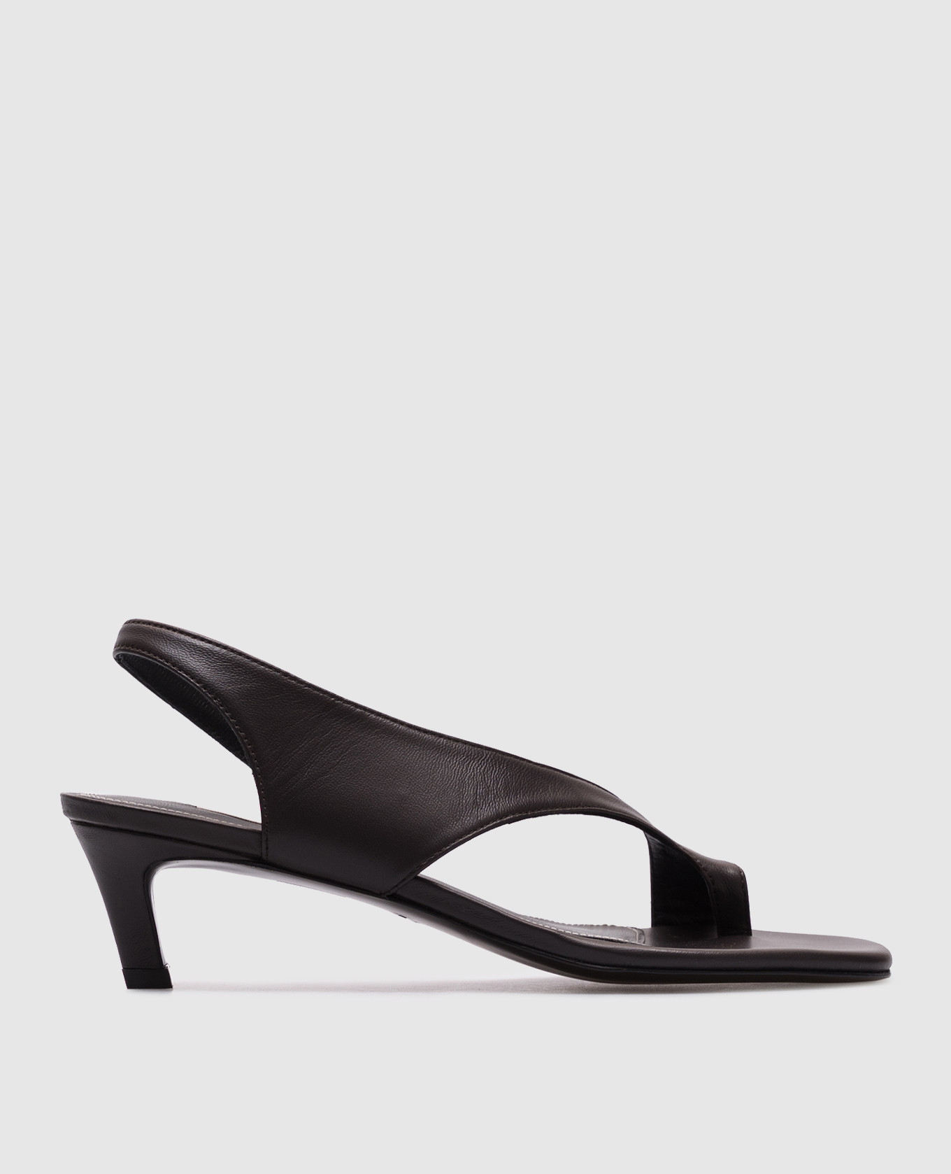 

Brown leather heeled sandals Toteme