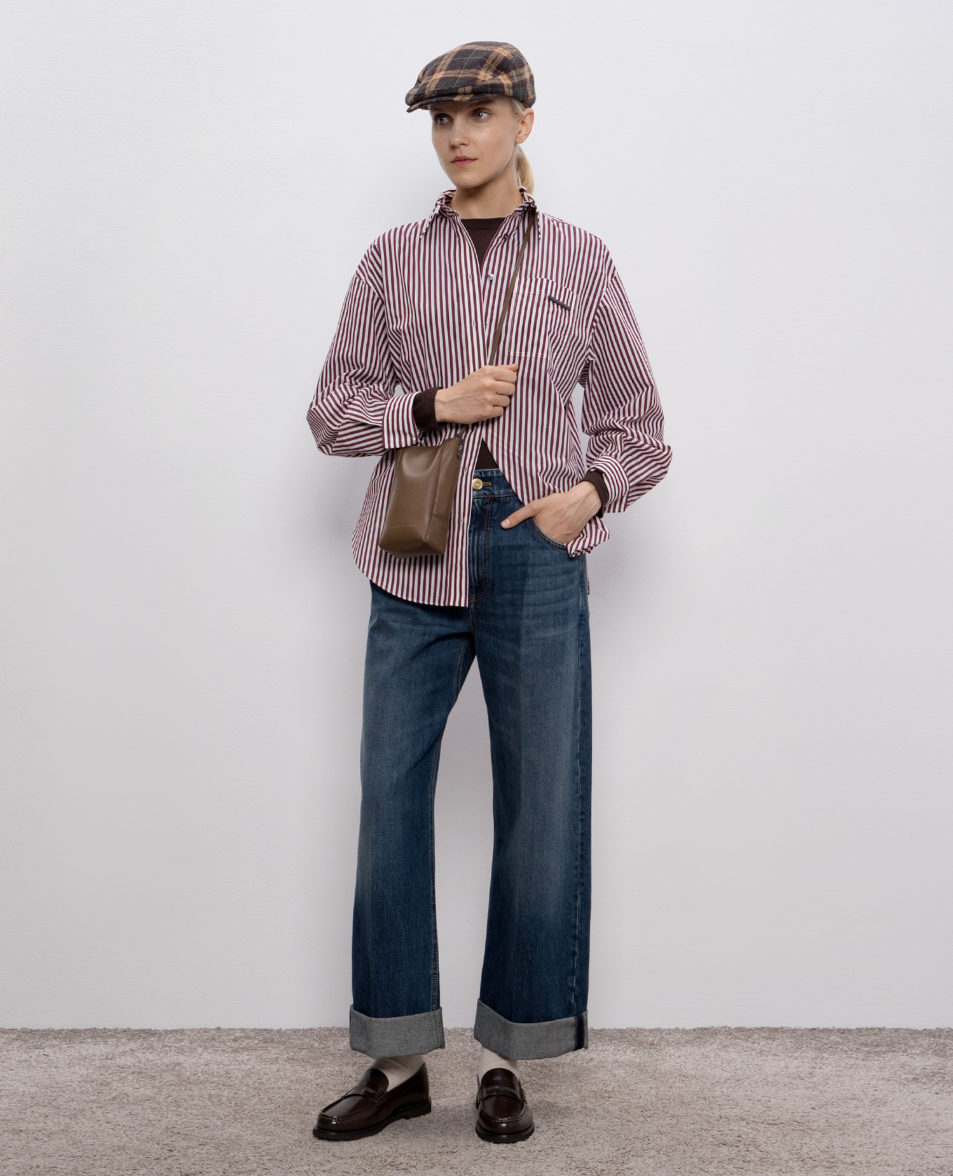 

Brown cashmere and silk jumper Brunello Cucinelli