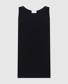Allude Black silk top 25584002
