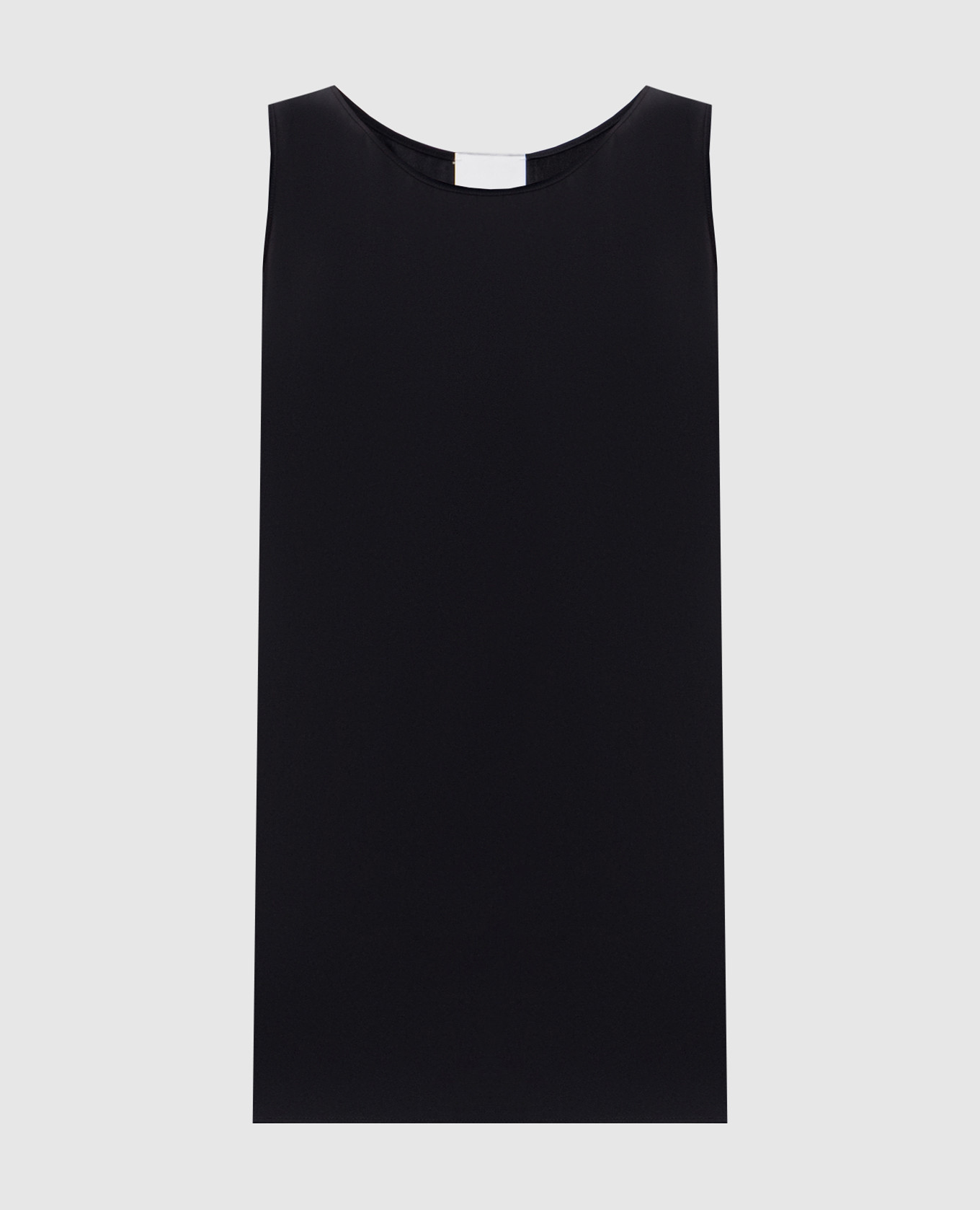 Black silk top Allude