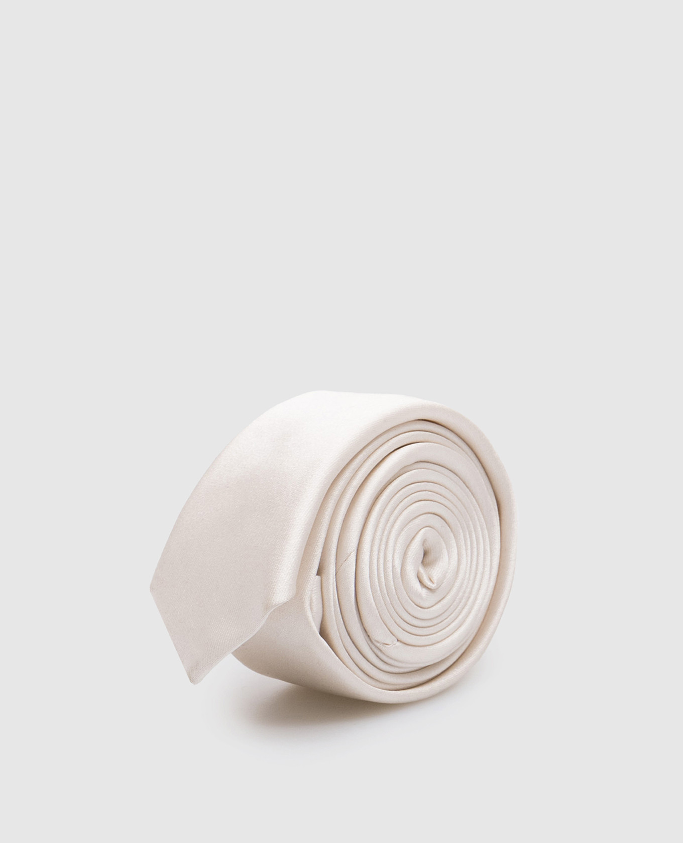 

White silk tie Dolce&Gabbana, Белый