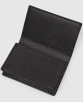 Tom Ford Black leather business card holder with logo YH418LCL499S