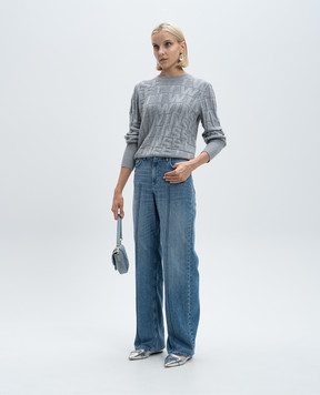 Twinset Blue jeans with a distressed effect 242AP2331