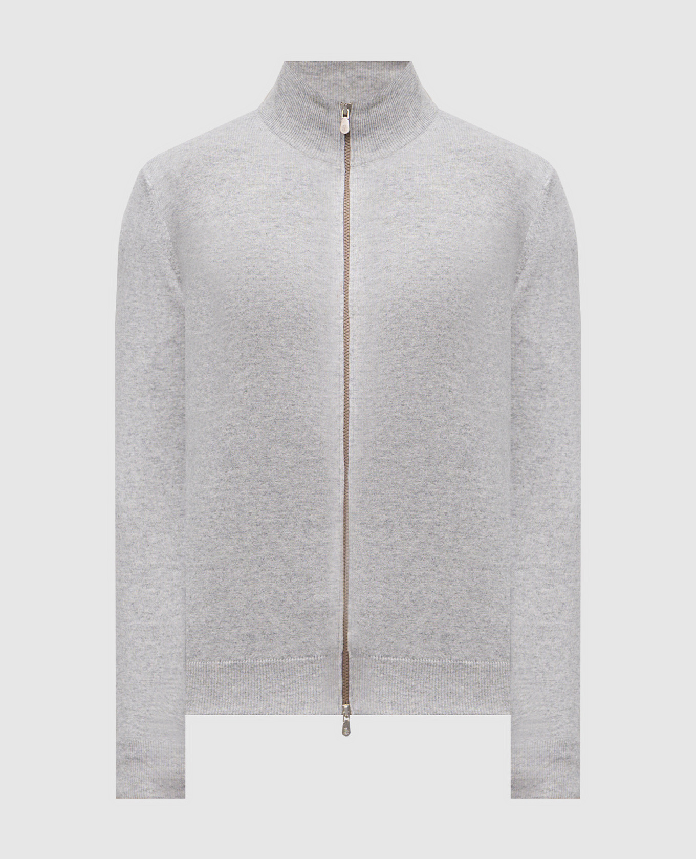 Gray cashmere cardigan Brunello Cucinelli