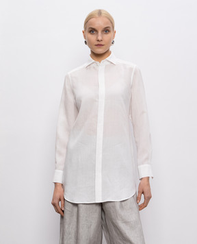 Intoca White shirt with frame 251SENBANSH1203