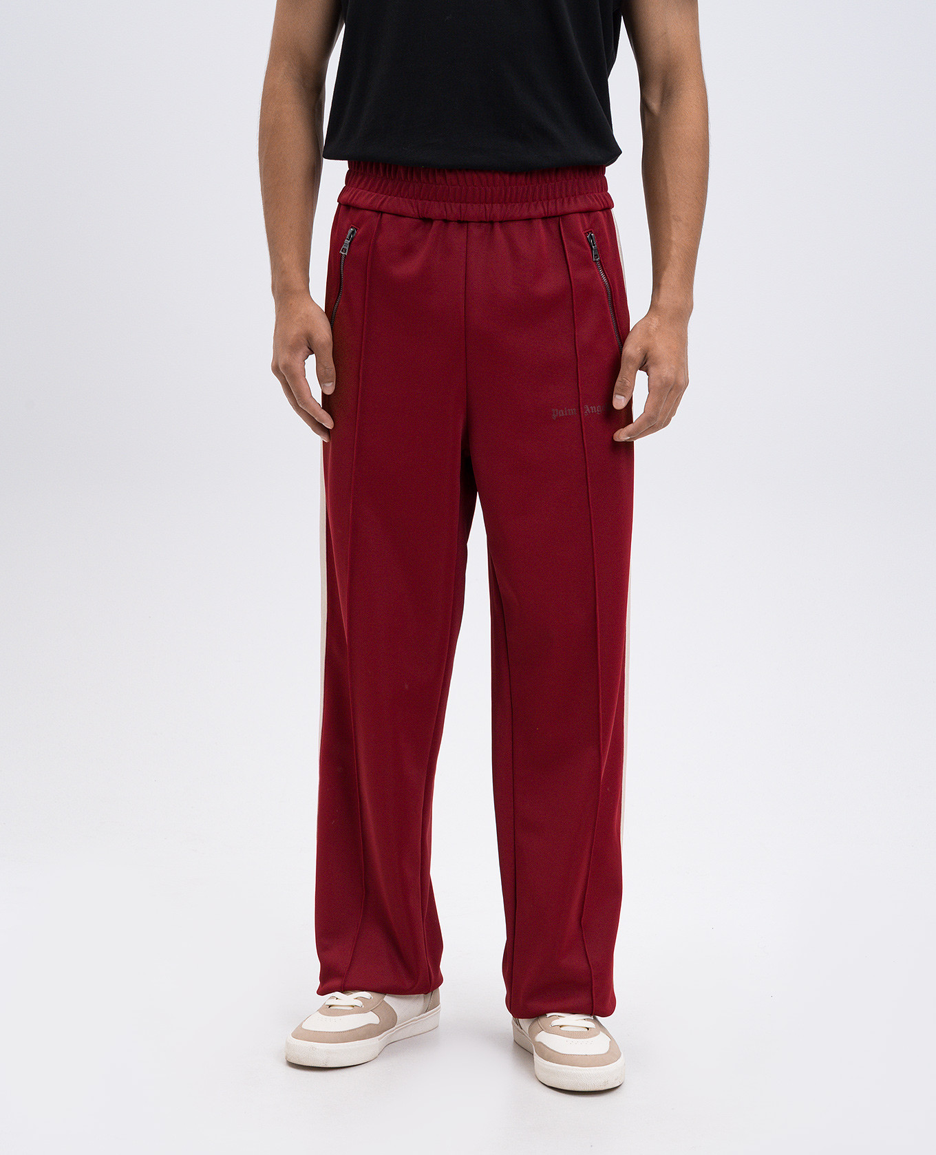 

Red sweatpants with logo Palm Angels