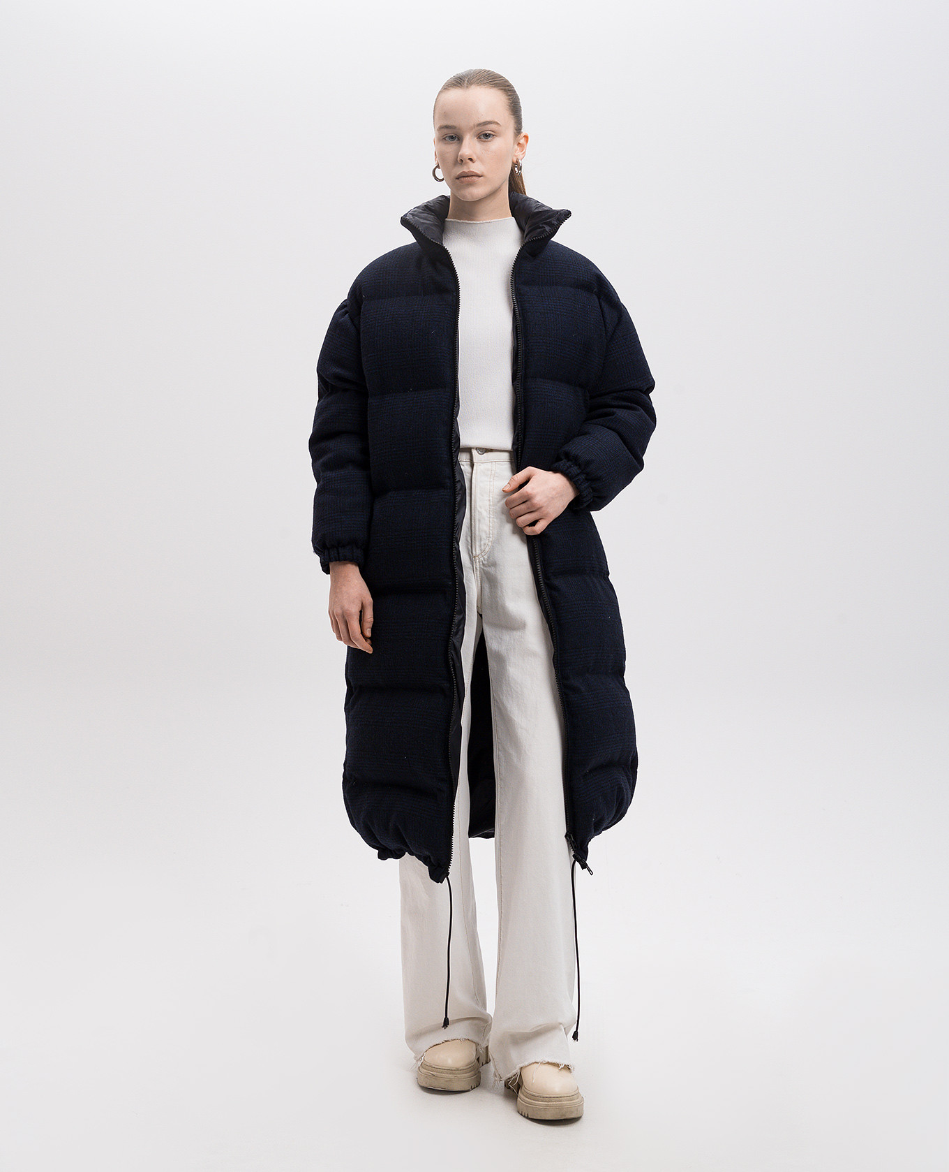 Sally down jacket made of wool Simonetta Ravizza 2