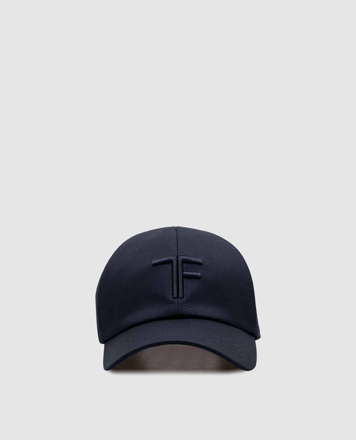 

Blue cap with textured logo monogram embroidery Tom Ford