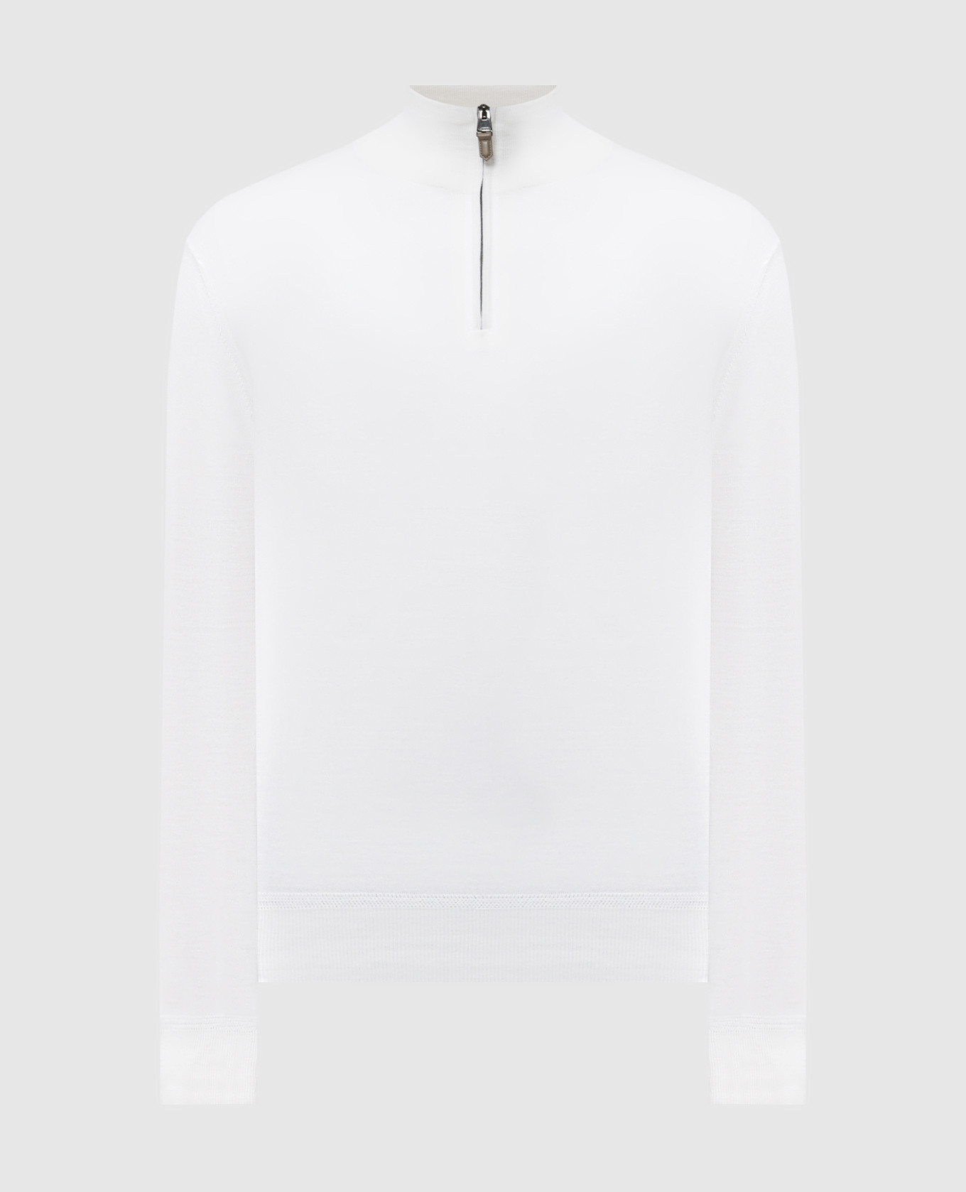

White wool and silk jumper Canali